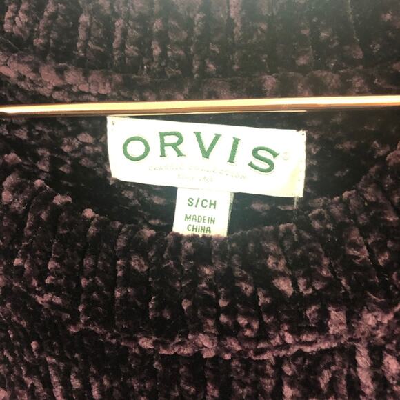 Orvis Chenille sweater size Small in EUC - Picture 3 of 5
